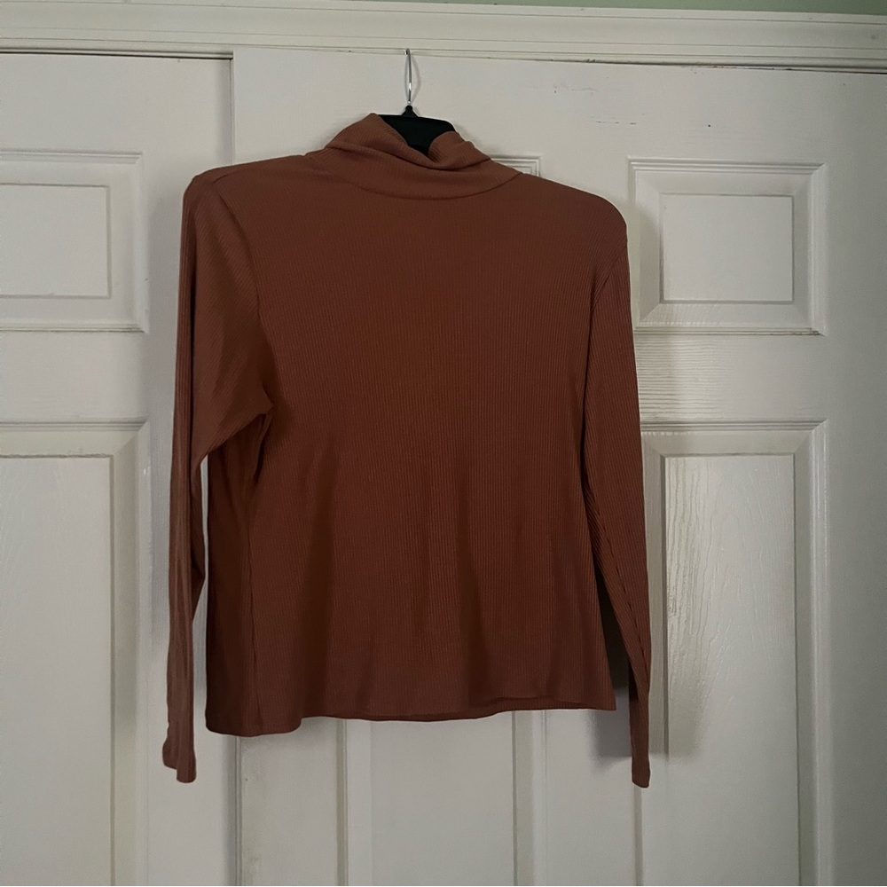 Women’s Old Navy Warm Hickory Long Sleeve Turtle Neck Size XL